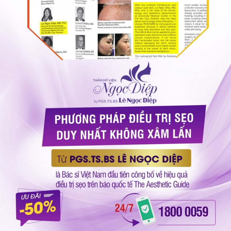 PHÒNG KHÁM DA LIỄU VÀ THẨM MỸ PGS.TS.BS LÊ NGỌC DIỆP