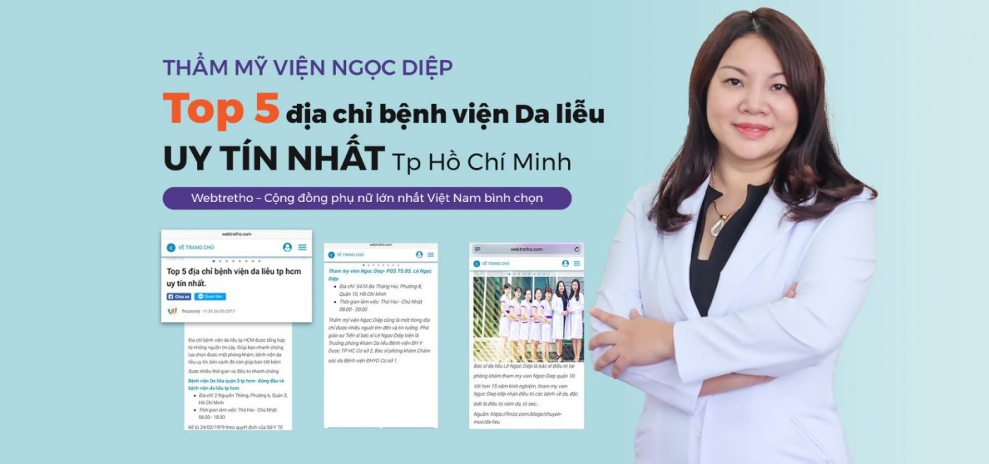 PHÒNG KHÁM DA LIỄU VÀ THẨM MỸ PGS.TS.BS LÊ NGỌC DIỆP
