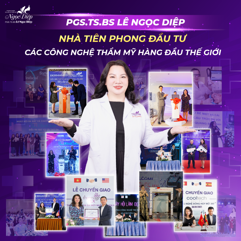 PHÒNG KHÁM DA LIỄU VÀ THẨM MỸ PGS.TS.BS LÊ NGỌC DIỆP