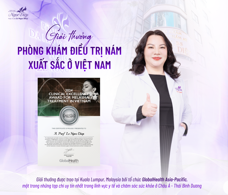 PHÒNG KHÁM DA LIỄU VÀ THẨM MỸ PGS.TS.BS LÊ NGỌC DIỆP