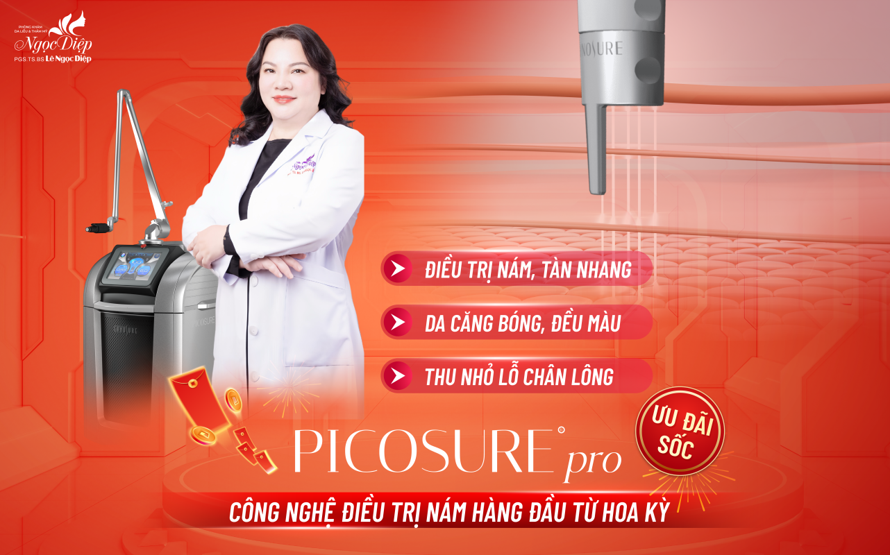 PHÒNG KHÁM DA LIỄU VÀ THẨM MỸ PGS.TS.BS LÊ NGỌC DIỆP